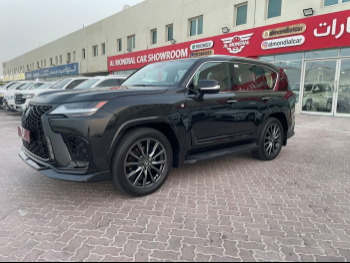 Lexus  LX  600 F Sport  2024  Automatic  13,000 Km  6 Cylinder  Four Wheel Drive (4WD)  SUV  Black  With Warranty