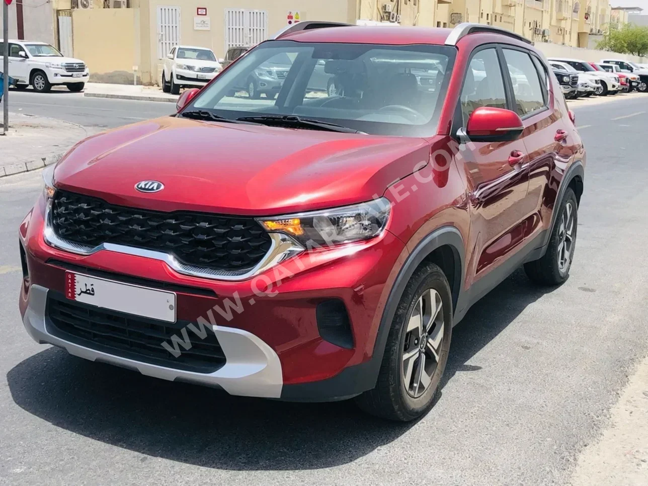 Kia  Sonet  2021  Automatic  101,000 Km  4 Cylinder  Front Wheel Drive (FWD)  SUV  Red