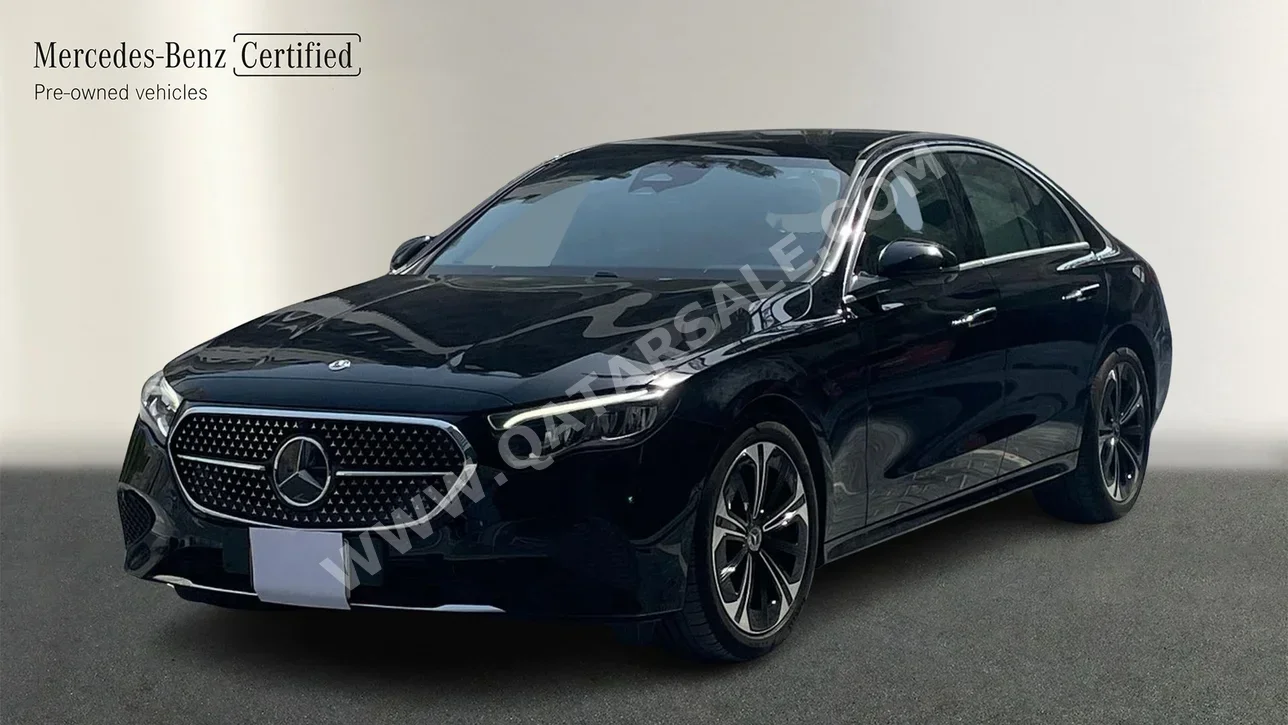 Mercedes-Benz  E-Class  200  2024  Automatic  30,500 Km  4 Cylinder  Rear Wheel Drive (RWD)  Sedan  Black  With Warranty