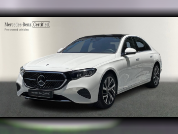 Mercedes-Benz  E-Class  200  2024  Automatic  3,500 Km  4 Cylinder  Rear Wheel Drive (RWD)  Sedan  White  With Warranty