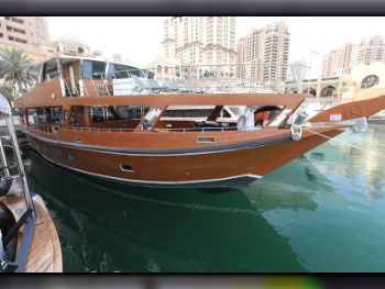 Wooden Boat Length 75 ft  Brown  2018  With Parking