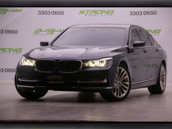 BMW  7-Series  730 Li  2018  Automatic  98,000 Km  6 Cylinder  Rear Wheel Drive (RWD)  Sedan  Gray