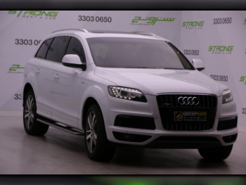 Audi  Q7  S-Line  2017  Automatic  73,700 Km  6 Cylinder  Four Wheel Drive (4WD)  SUV  White