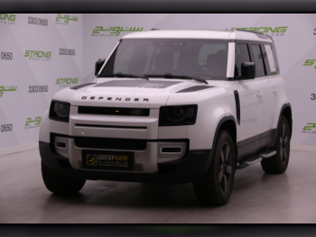 Land Rover  Defender  110 HSE  2022  Automatic  52,000 Km  6 Cylinder  Four Wheel Drive (4WD)  SUV  White  With Warranty