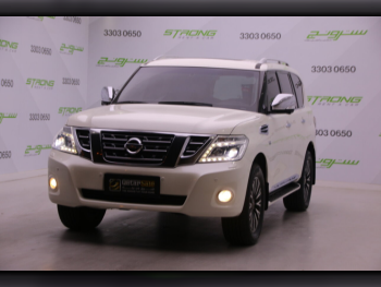 Nissan  Patrol  Platinum  2016  Automatic  232,000 Km  8 Cylinder  Four Wheel Drive (4WD)  SUV  White