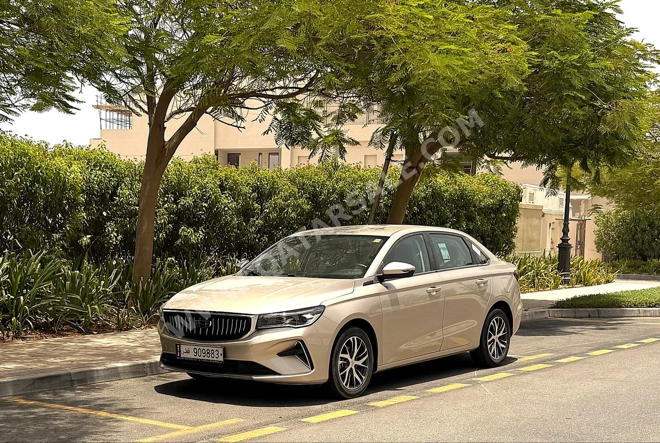 Geely  Emgrand  2024  Automatic  29,500 Km  4 Cylinder  Front Wheel Drive (FWD)  Sedan  Gold