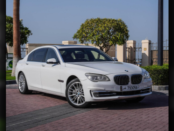 BMW  7-Series  730 Li  2013  Automatic  60,000 Km  6 Cylinder  Rear Wheel Drive (RWD)  Sedan  White