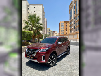 Nissan  Xterra  Platinum  2022  Automatic  42,000 Km  4 Cylinder  Four Wheel Drive (4WD)  SUV  Red  With Warranty