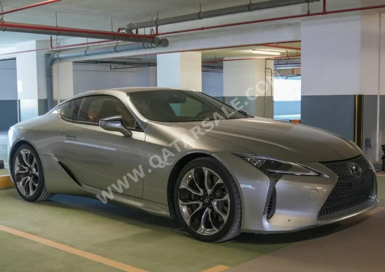Lexus  LC  500  2023  Automatic  45,000 Km  8 Cylinder  Rear Wheel Drive (RWD)  Coupe / Sport  Silver  With Warranty