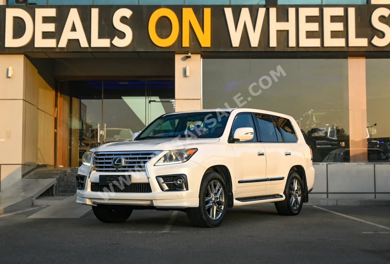 Lexus  LX  570 S  2012  Automatic  230,000 Km  8 Cylinder  Four Wheel Drive (4WD)  SUV  White