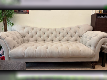 Sofas, Couches & Chairs 3-Seat Sofa  - Fabric  - White