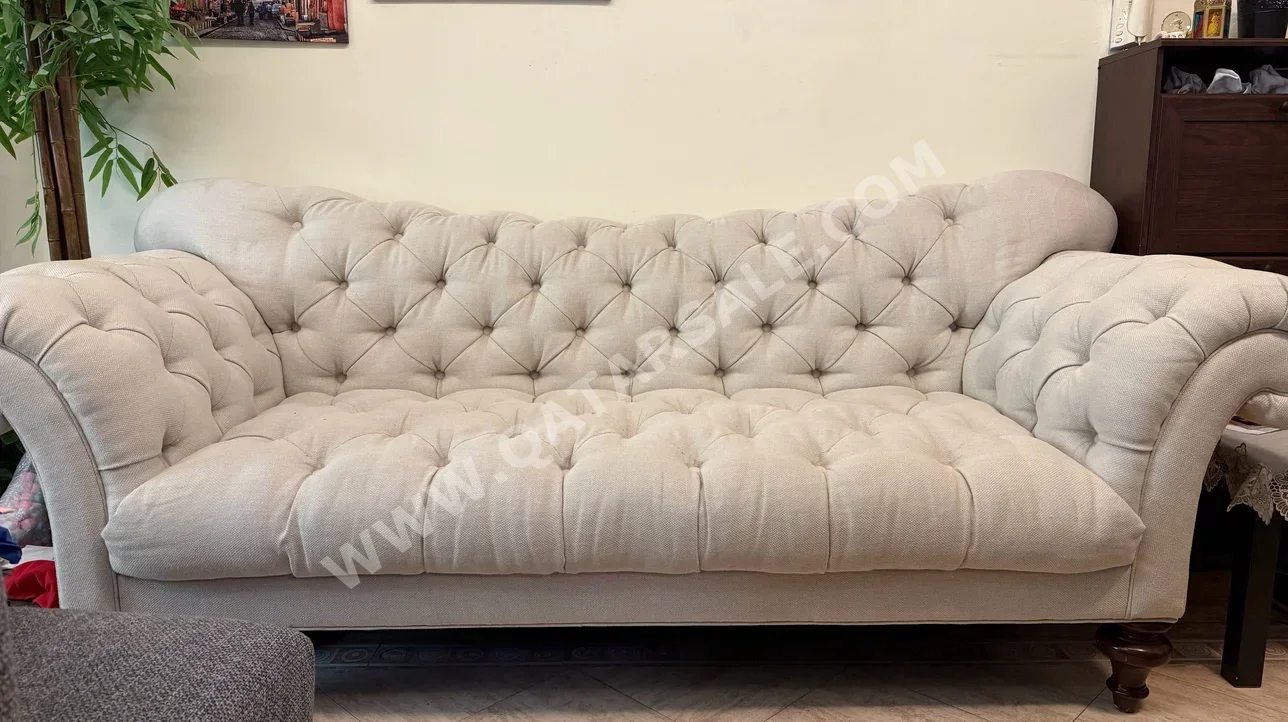 Sofas, Couches & Chairs 3-Seat Sofa  - Fabric  - White