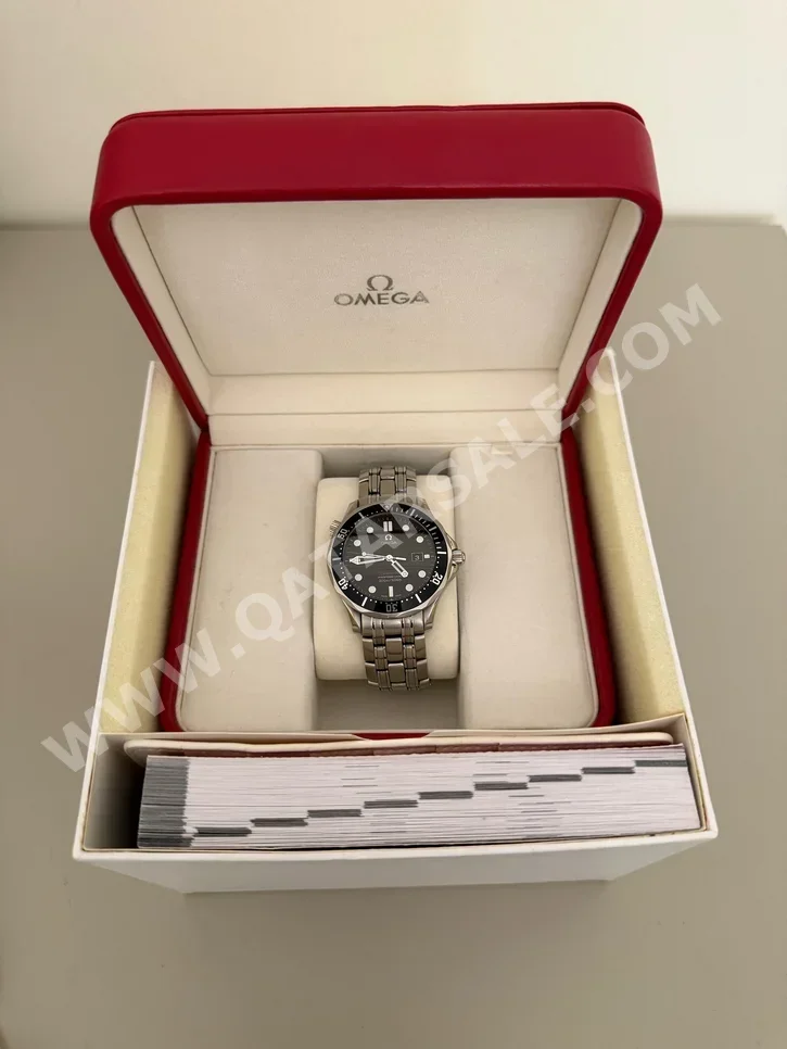 Watches - Omega  - Quartz Watch  - Black  - Men Watches