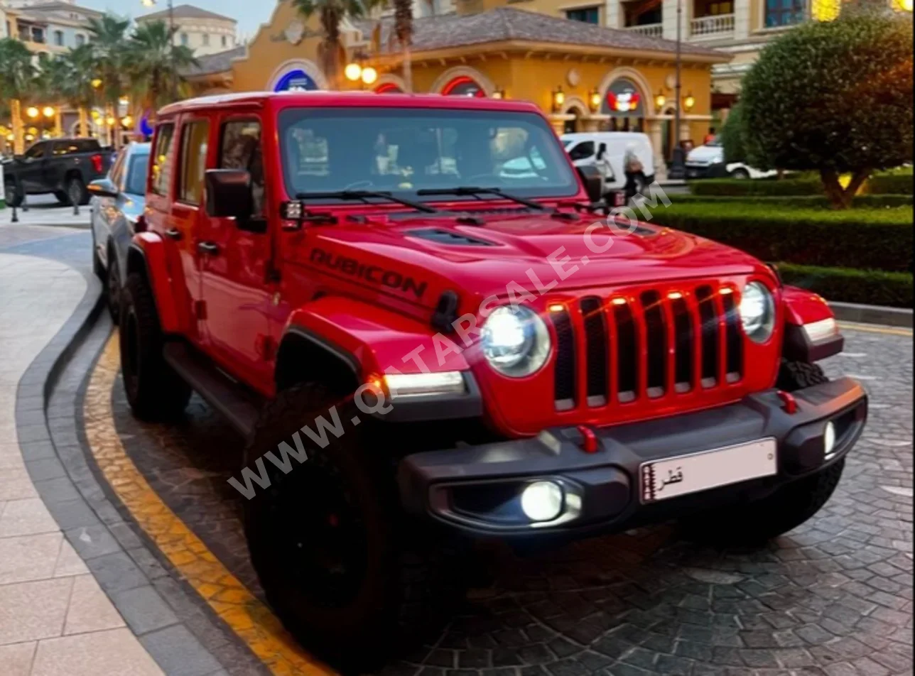 جييب  رانجلار  روبيكون  2021  اوتوماتيك  29,000 كم  6 سلندر  دفع رباعي  اس يو في  أحمر  تحت الضمان