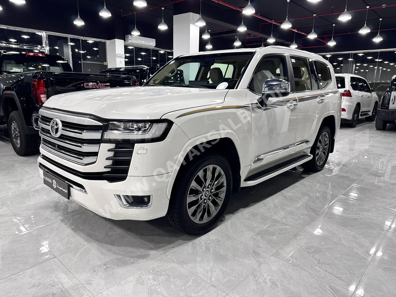 Toyota  Land Cruiser  VX Twin Turbo  2023  Automatic  52,000 Km  6 Cylinder  Four Wheel Drive (4WD)  SUV  White  With Warranty