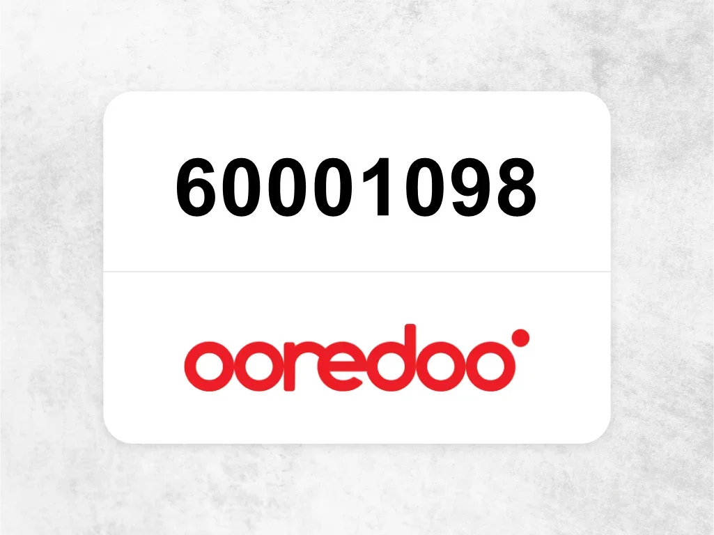 جوال اوريدو  60001098