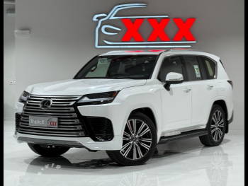 Lexus  LX  600 Luxury  2025  Automatic  150 Km  6 Cylinder  Four Wheel Drive (4WD)  SUV  White  With Warranty