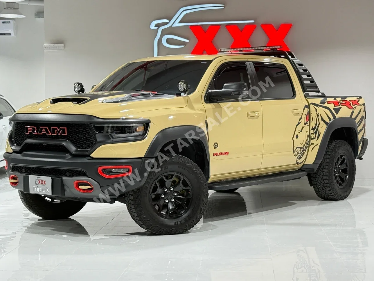 Dodge  Ram  TRX  2023  Automatic  37,000 Km  8 Cylinder  Four Wheel Drive (4WD)  Pick Up  Beige  With Warranty
