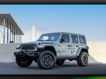 Jeep  Wrangler  Rubicon  2024  Automatic  21,000 Km  6 Cylinder  Four Wheel Drive (4WD)  SUV  Light Green  With Warranty