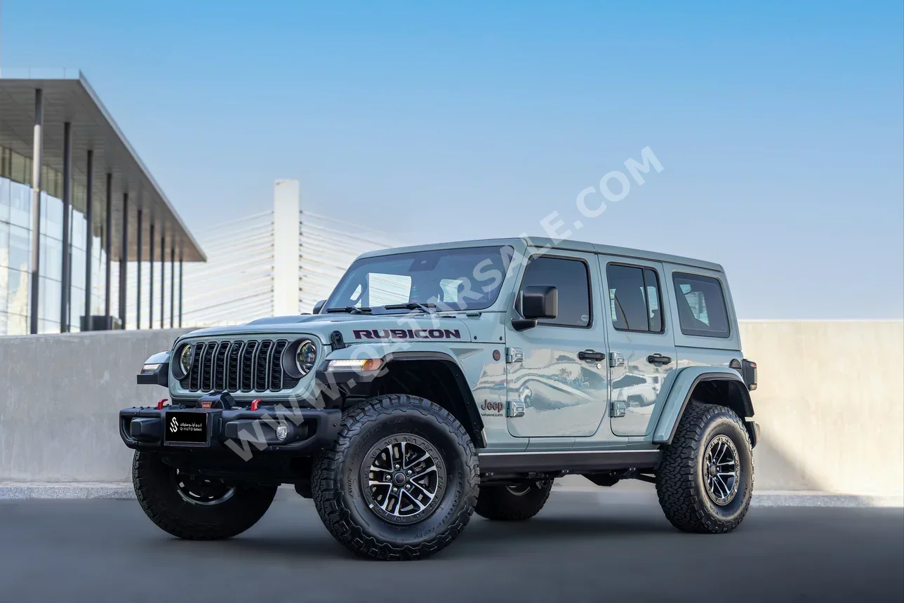 Jeep  Wrangler  Rubicon  2024  Automatic  21,000 Km  6 Cylinder  Four Wheel Drive (4WD)  SUV  Light Green  With Warranty