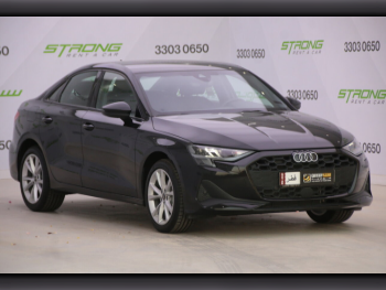 Audi  A3  2025  Automatic  100 Km  4 Cylinder  Front Wheel Drive (FWD)  Sedan  Black  With Warranty