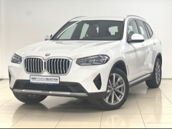 BMW  X-Series  X3  2024  Automatic  22,200 Km  4 Cylinder  Four Wheel Drive (4WD)  SUV  White  With Warranty