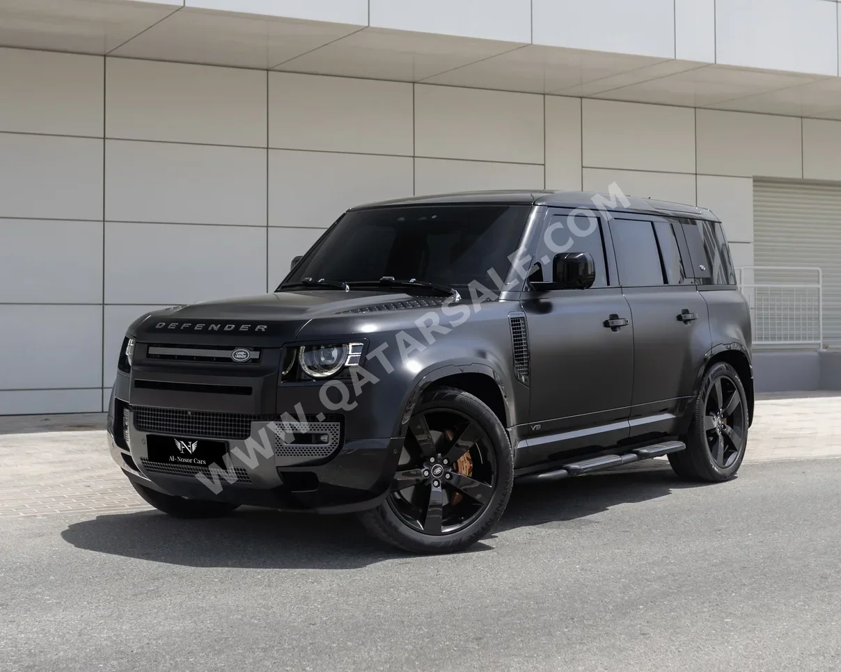 Land Rover  Defender  110 X  2023  Automatic  48,000 Km  8 Cylinder  Four Wheel Drive (4WD)  SUV  Black  With Warranty