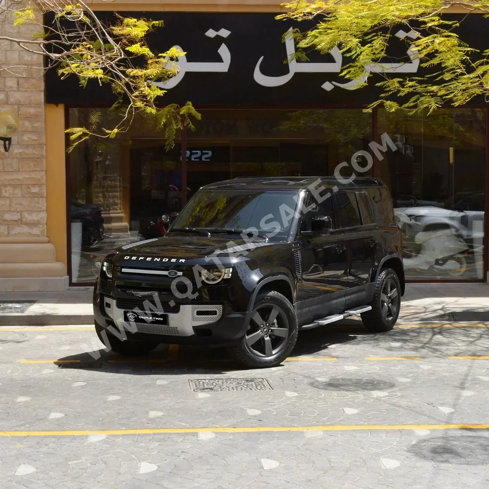 لاند روفر  ديفيندر  110 اس  2025  اوتوماتيك  5,700 كم  4 سلندر  دفع رباعي  اس يو في  أسود  تحت الضمان