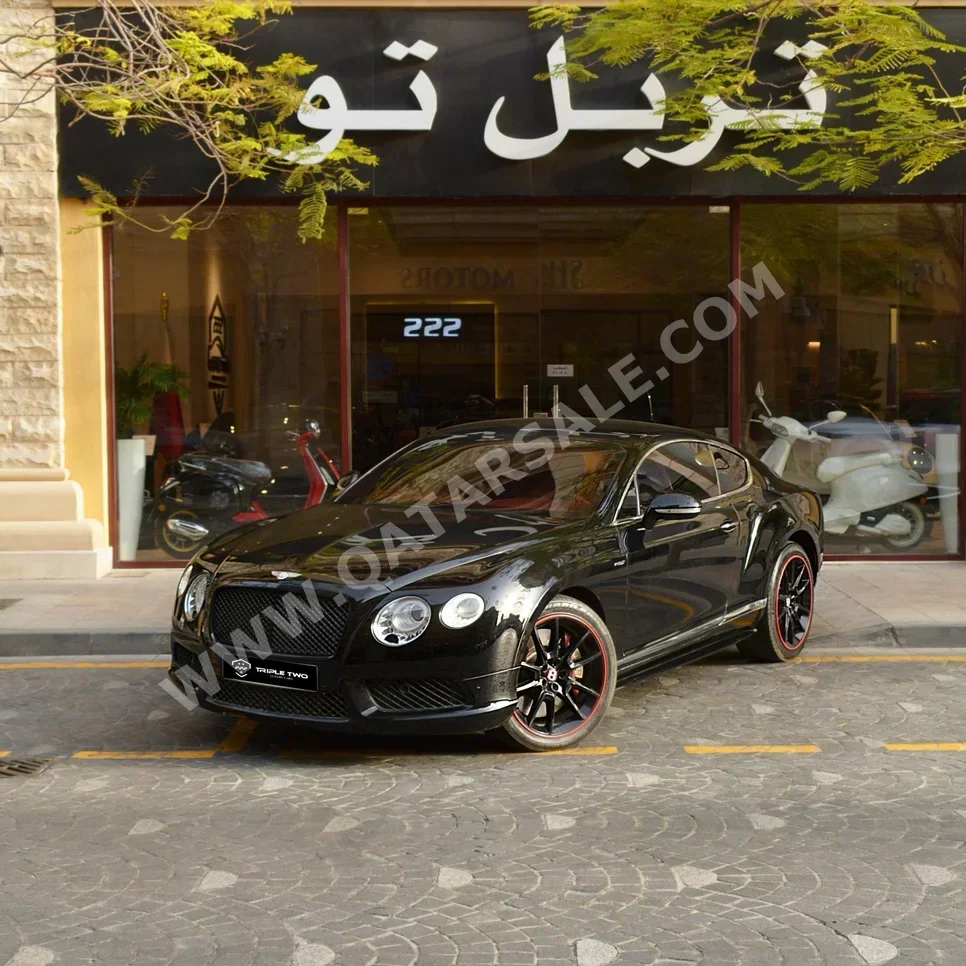 Bentley  Continental  GT V8S  2015  Automatic  92,600 Km  8 Cylinder  Rear Wheel Drive (RWD)  Coupe / Sport  Black