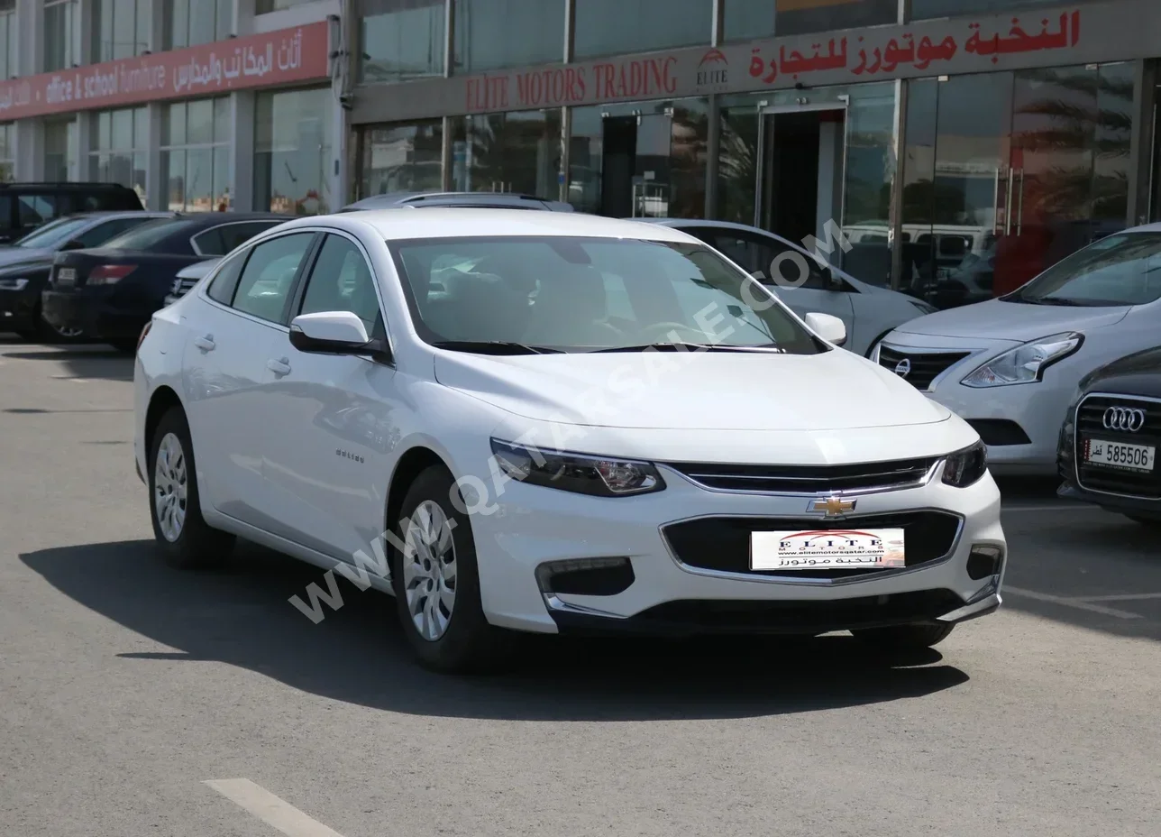 شفروليه  ماليبو  ال اس  2018  اوتوماتيك  89,900 كم  4 سلندر  سحب امامي  سيدان  أبيض