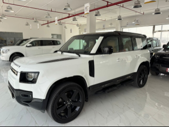 Land Rover  Defender  110 HSE  2023  Automatic  59,000 Km  6 Cylinder  Four Wheel Drive (4WD)  SUV  White  With Warranty