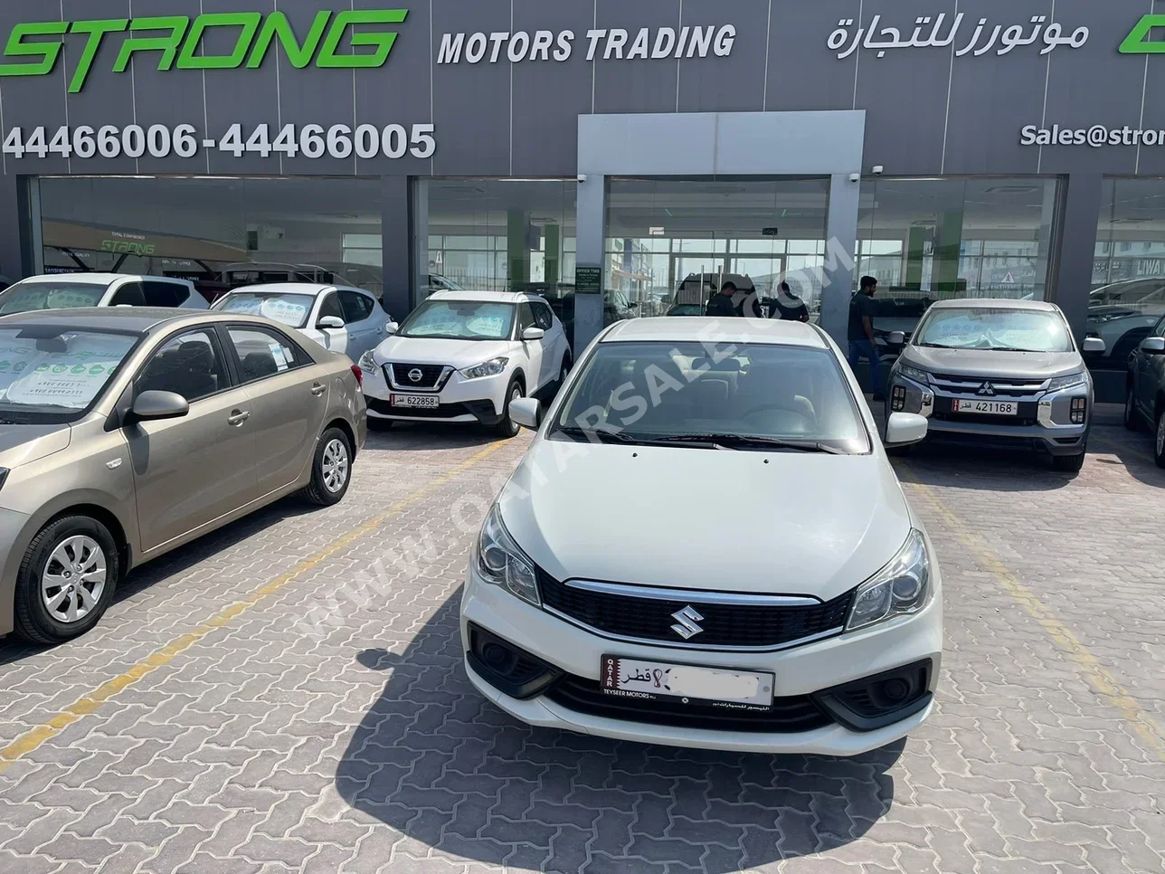 سوزوكي  سياز  2023  اوتوماتيك  75,000 كم  4 سلندر  سحب امامي  سيدان  أبيض  تحت الضمان