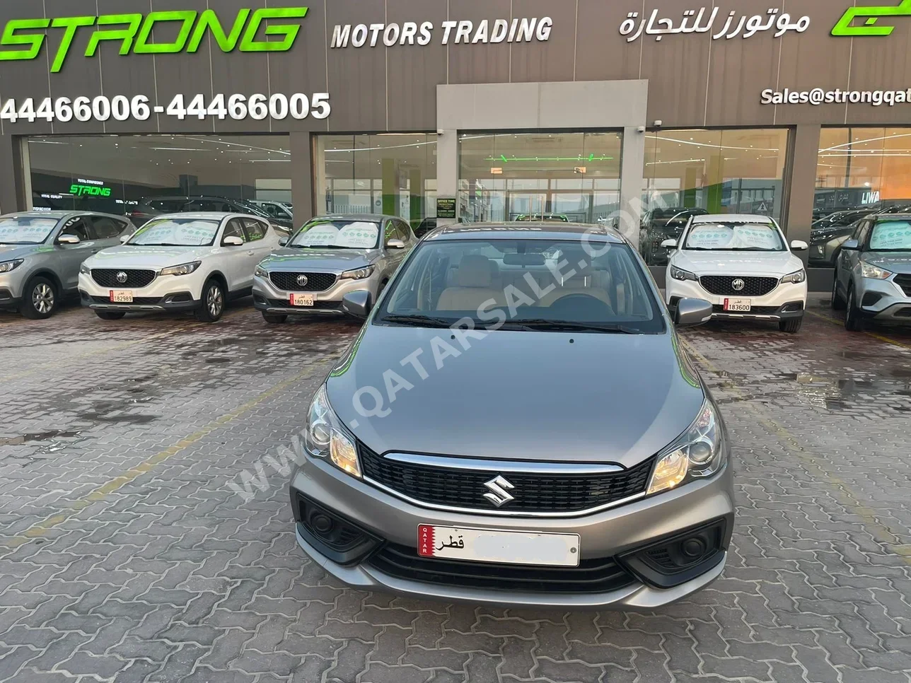 سوزوكي  سياز  2023  اوتوماتيك  105,000 كم  4 سلندر  سحب امامي  سيدان  رمادي  تحت الضمان