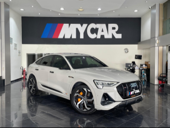 Audi  E-Tron  S-Line  2020  Automatic  55,000 Km  0 Cylinder  Front Wheel Drive (FWD)  SUV  Gray  With Warranty