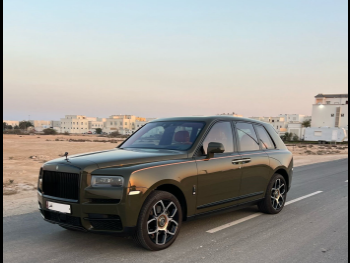 Rolls-Royce  Cullinan  Black Badge  2023  Automatic  36,000 Km  12 Cylinder  All Wheel Drive (AWD)  SUV  Olive Green  With Warranty