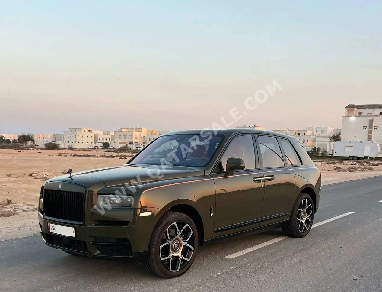 Rolls-Royce  Cullinan  Black Badge  2023  Automatic  36,000 Km  12 Cylinder  All Wheel Drive (AWD)  SUV  Olive Green  With Warranty