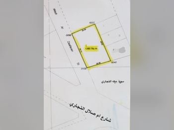 Lands For Sale in Umm Salal -Area Size 1,392 Square Meter