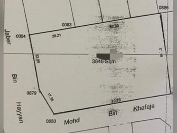 Lands For Sale in Doha - Airport -Area Size 3,846 Square Meter