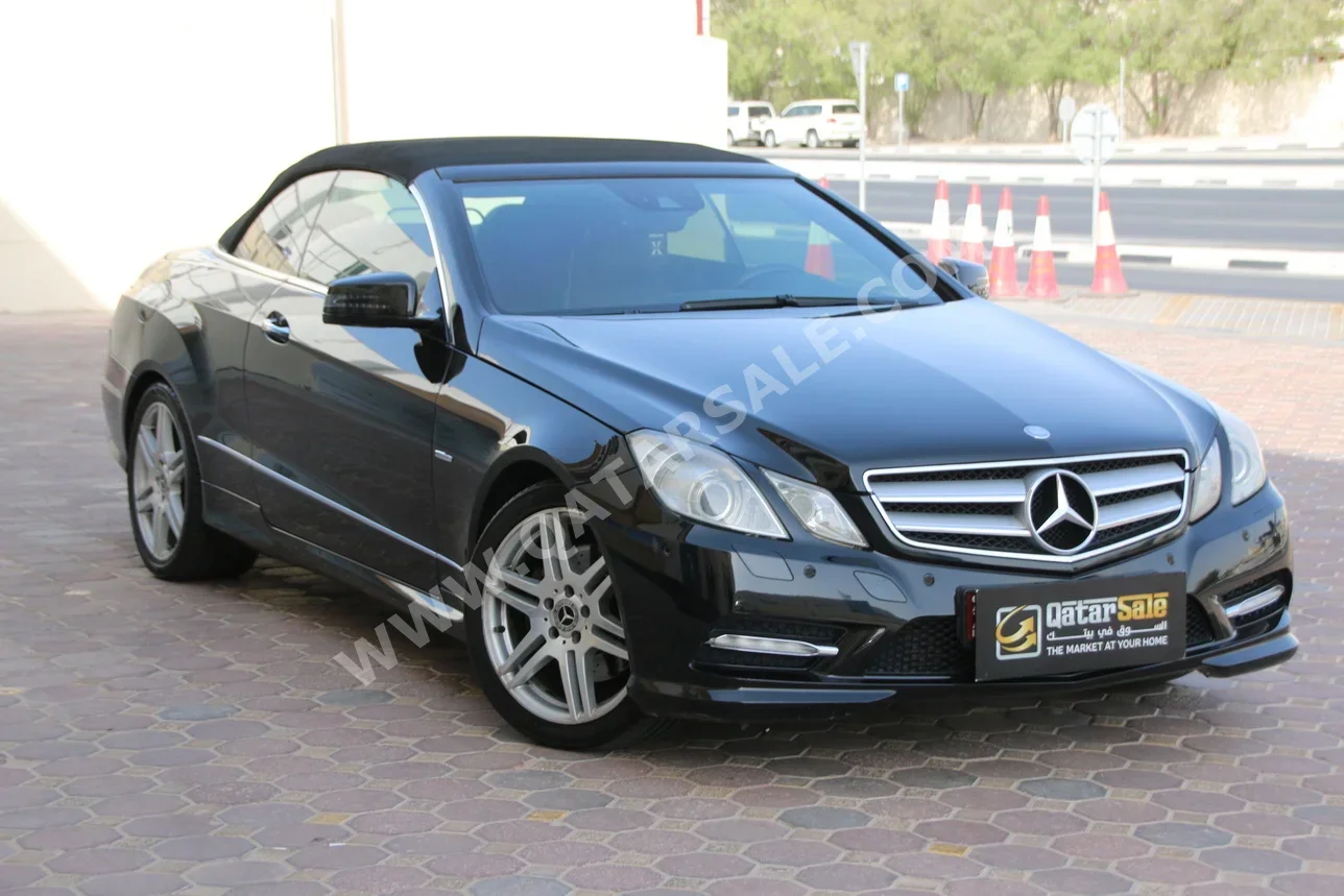 Mercedes-Benz  E-Class  250  2012  Automatic  130,000 Km  4 Cylinder  Rear Wheel Drive (RWD)  Convertible  Black