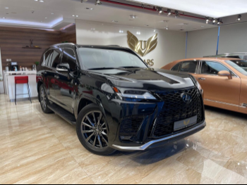Lexus  LX  600 F Sport  2022  Automatic  33,000 Km  6 Cylinder  Four Wheel Drive (4WD)  SUV  Black  With Warranty