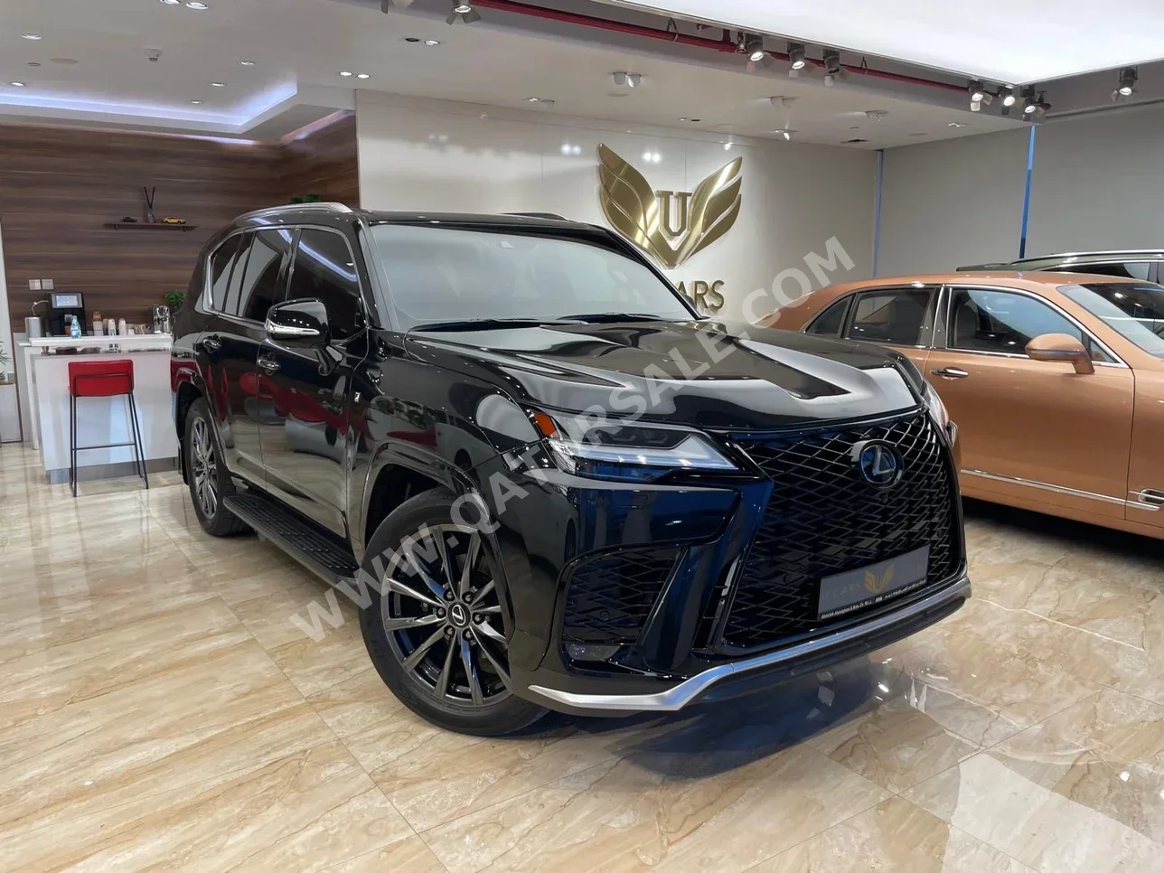 Lexus  LX  600 F Sport  2022  Automatic  33,000 Km  6 Cylinder  Four Wheel Drive (4WD)  SUV  Black  With Warranty