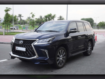 Lexus  LX  570 S  2018  Automatic  96,000 Km  8 Cylinder  Four Wheel Drive (4WD)  SUV  Dark Blue
