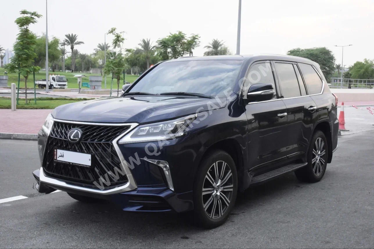 Lexus  LX  570 S  2018  Automatic  96,000 Km  8 Cylinder  Four Wheel Drive (4WD)  SUV  Dark Blue