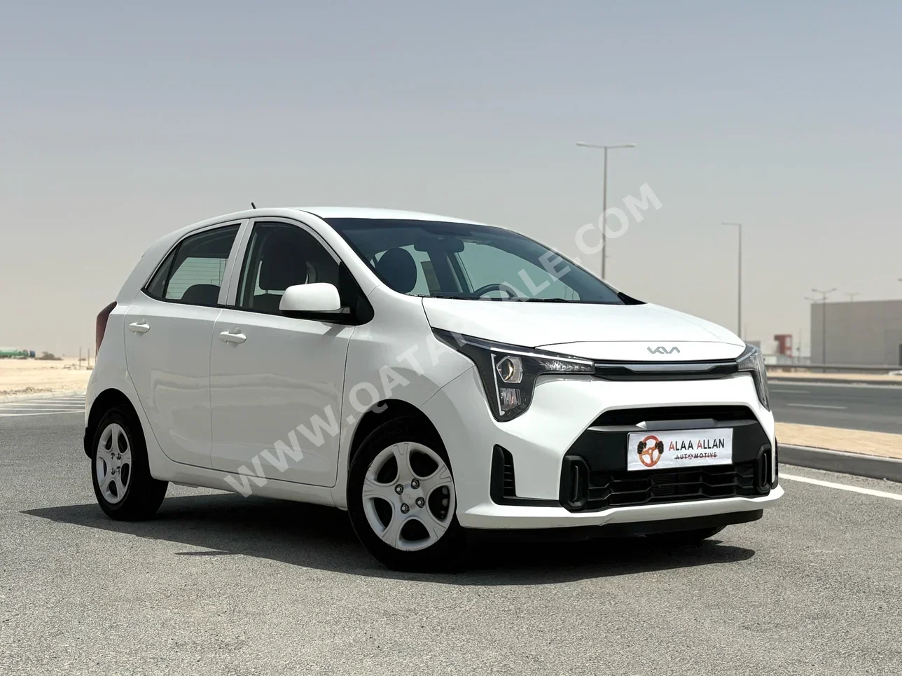 Kia  Picanto  2024  Automatic  13,000 Km  4 Cylinder  Front Wheel Drive (FWD)  Hatchback  White