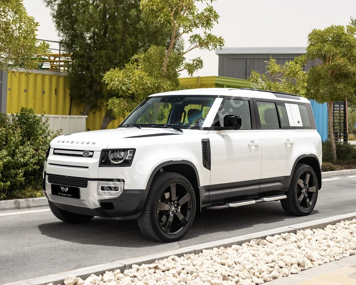 Land Rover  Defender  110  2023  Automatic  52,000 Km  4 Cylinder  Four Wheel Drive (4WD)  SUV  White  With Warranty