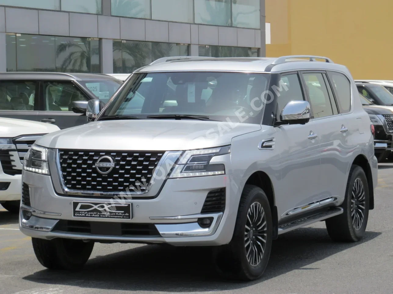 Nissan  Patrol  Platinum  2024  Automatic  48,000 Km  6 Cylinder  Four Wheel Drive (4WD)  SUV  Silver  With Warranty