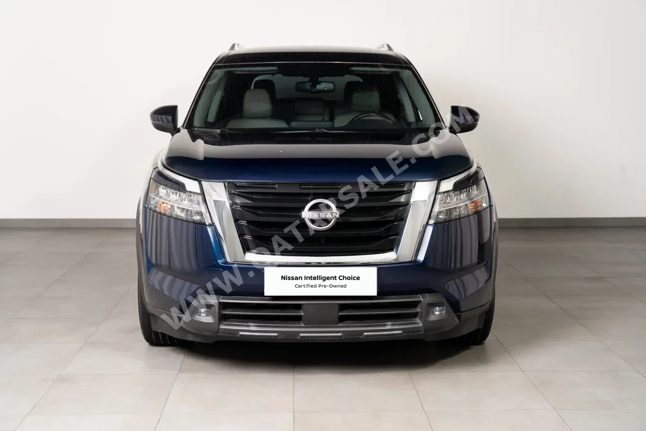 Nissan  Pathfinder  2022  Automatic  51,916 Km  6 Cylinder  Four Wheel Drive (4WD)  SUV  Dark Blue  With Warranty