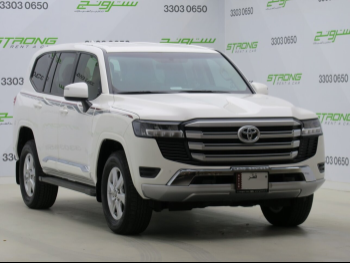 Toyota  Land Cruiser  GXR  2024  Automatic  17,000 Km  6 Cylinder  Four Wheel Drive (4WD)  SUV  White  With Warranty