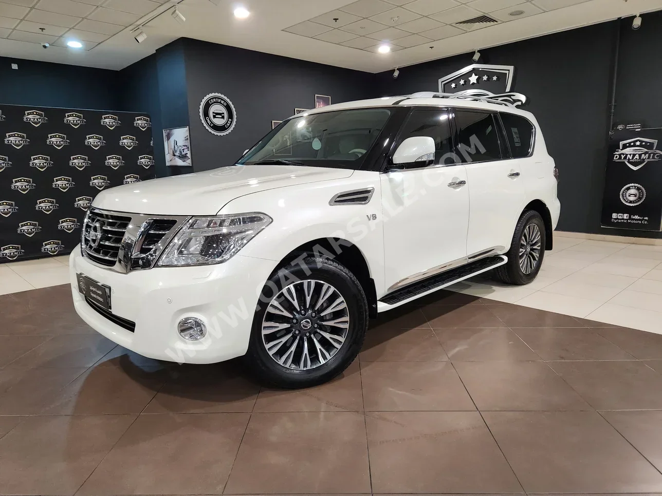Nissan  Patrol  LE Titanium  2018  Automatic  85,000 Km  8 Cylinder  Four Wheel Drive (4WD)  SUV  White