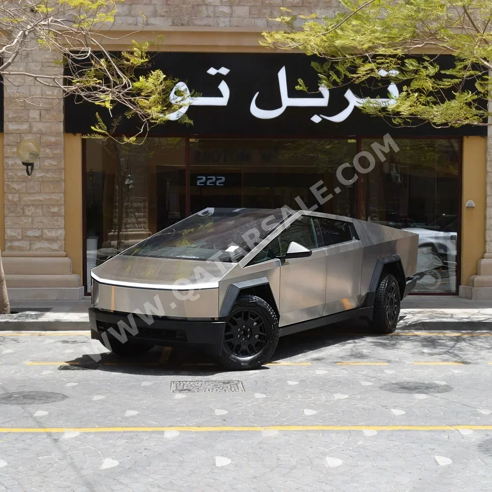 Tesla  Cybertruck  Foundation Series  2024  Automatic  2,900 Km  0 Cylinder  All Wheel Drive (AWD)  Pick Up  Gold  With Warranty